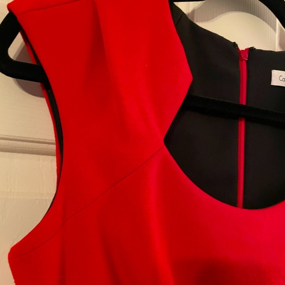 Calvin Klein red midi dress - Picture 11 of 12